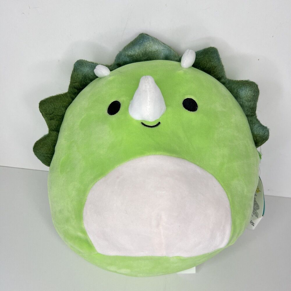 Tristan Triceratops Squishmallows Plush Kellytoy Dinosaur Stuffed Toy 8" ERROR